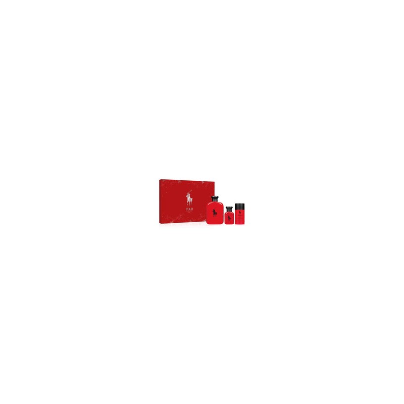 Set Polo Red de Ralph Lauren edt 125 ml para Caballero