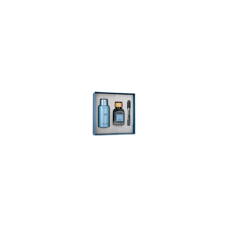 Set Ambar Negro de Adolfo Dominguez edt 120 ml para Caballero