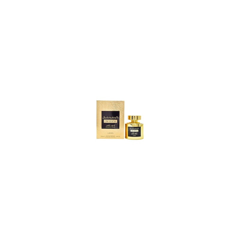 Confidential Private Gold de Lattafa edp 100 ml Unisex